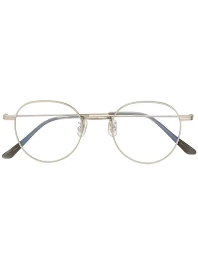 Shop Gentle Monster Leto A02 Optical Glasses In Silver