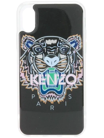 Shop Kenzo Logo Phone Case In Black