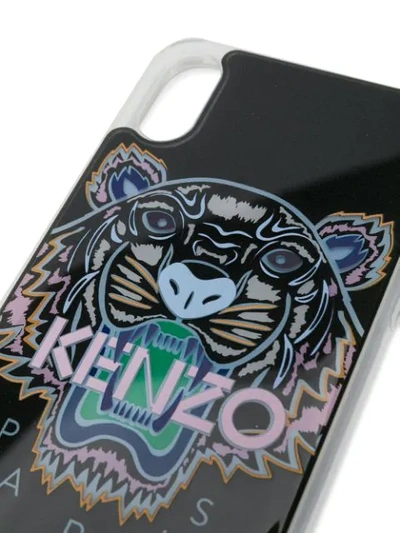 Shop Kenzo Logo Phone Case In Black