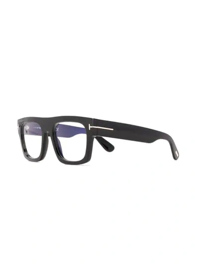 Tom Ford Square Frame Glasses In Black