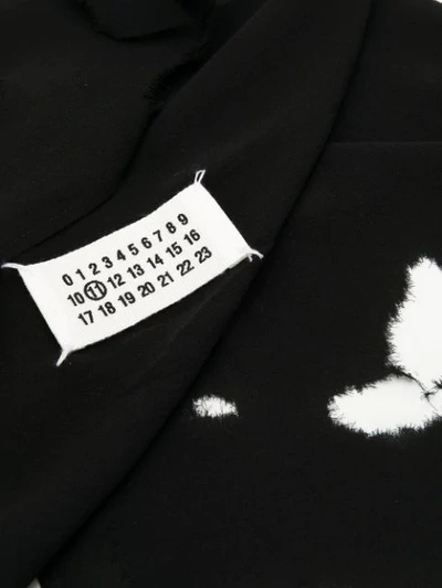 Pre-owned Maison Margiela 1990's Distressed Scarf In Black