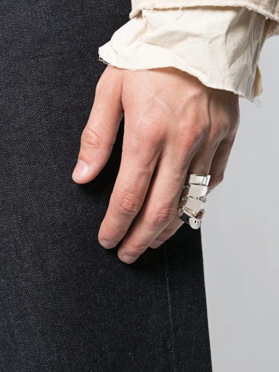 Vivienne Westwood Armour Knuckle Ring, $239, farfetch.com