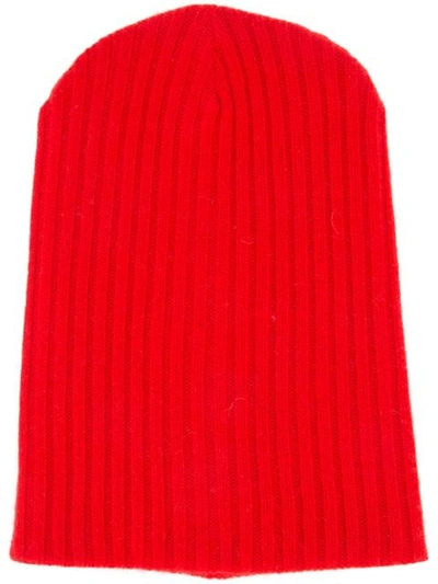 Shop The Elder Statesman Cashmere Summer Cap In Red