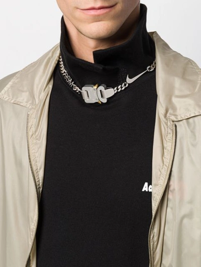 Shop Alyx X Nike Hero Chain Necklace In Silver