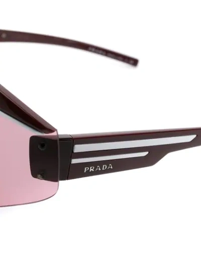 Shop Prada Sport Style Sunglasses In Red