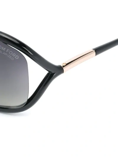 Shop Tom Ford Whitney Soft Round Sunglasses In Black