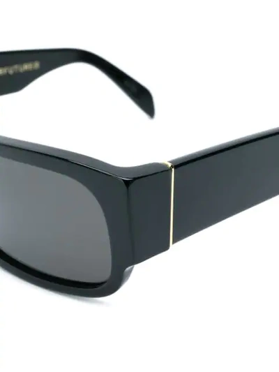 Shop Retrosuperfuture Smile Sunglasses In Black
