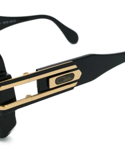 Cazal Oversized Square Sunglasses In Black