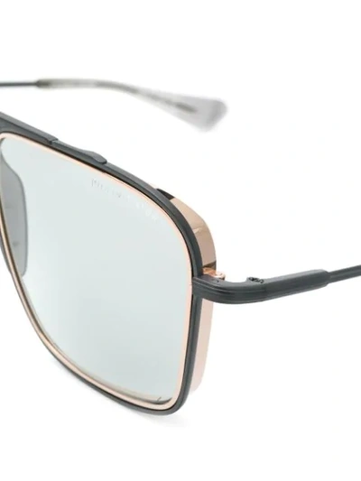Shop Dita Eyewear Aviator-styled Sunglasses In Grey