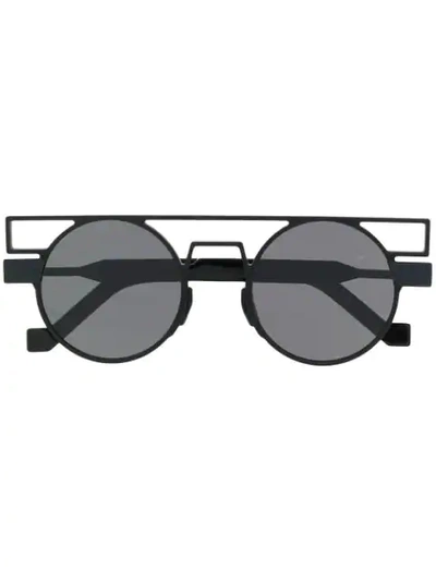 Shop Vava X Siza Vieira Industrial Style Sunglasses In Black