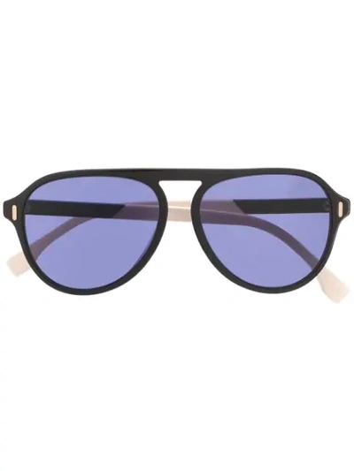Shop Fendi Ffm0055g/s 09q/ku Sunglasses In Black