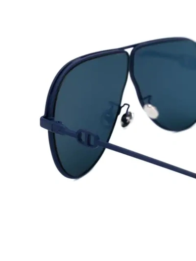 Shop Dior Camp Aviator-frame Sunglasses In Blue