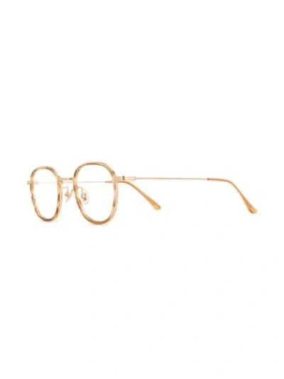 Shop Gentle Monster Coco B1 Optical Glasses In Brown