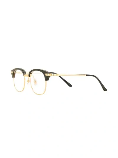 Shop Gentle Monster Ell H 01 Optical Glasses In Gold