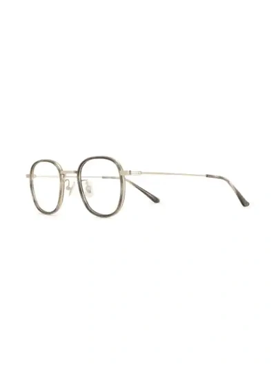 Shop Gentle Monster Coco Gd1 Optical Glasses In Silver
