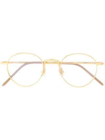 Shop Gentle Monster Liberty 03 Optical Glasses In Gold
