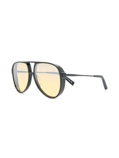 Shop Christian Roth Oversized Sunglasses In Black
