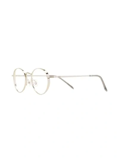 Shop Gentle Monster Liberty 02 Round-frame Glasses In Silver