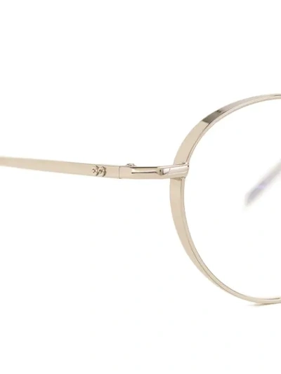 Shop Gentle Monster Liberty 02 Round-frame Glasses In Silver