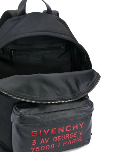 Shop Givenchy Leather-panelled Shell Backpack In Black