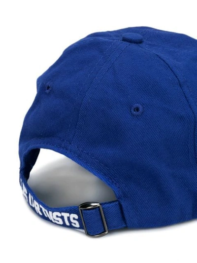 Shop Les (art)ists Logo Printed Baseball Cap In Blue