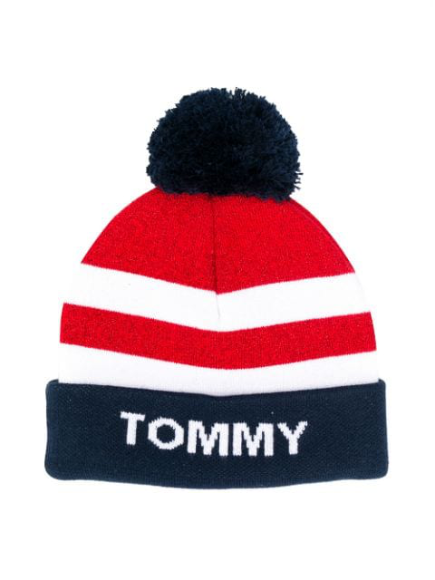 blue tommy hilfiger beanie