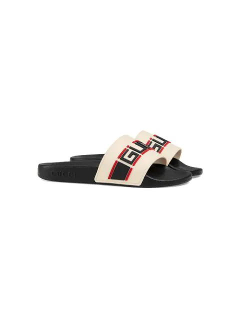 gucci pool slides womens