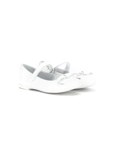 Shop Andrea Montelpare Bow Mary Janes In White