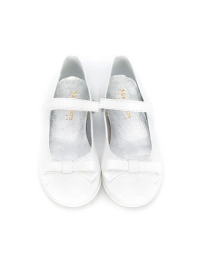 Shop Andrea Montelpare Bow Mary Janes In White