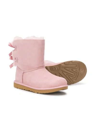 Shop Ugg Bailey Bow Boots In Pink