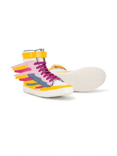 Shop Stella Mccartney All Together Now Wings Sneakers In White