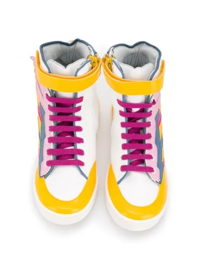 Shop Stella Mccartney All Together Now Wings Sneakers In White