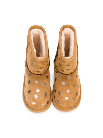 Ugg Kids' Classic Mini Ii Star Boot In Brown