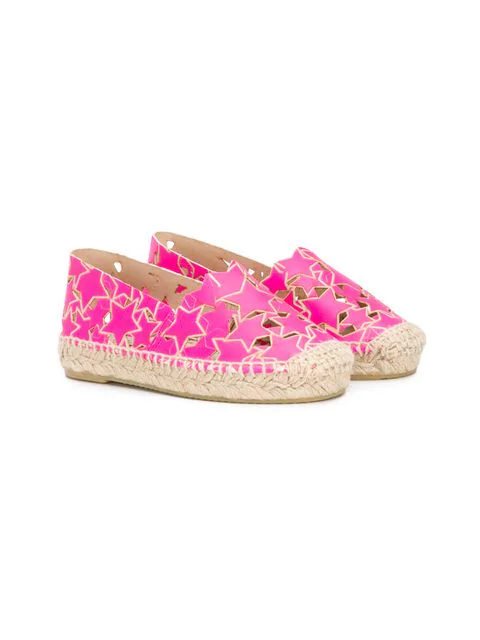 faux leather espadrilles