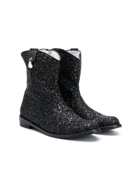 monnalisa glitter boots