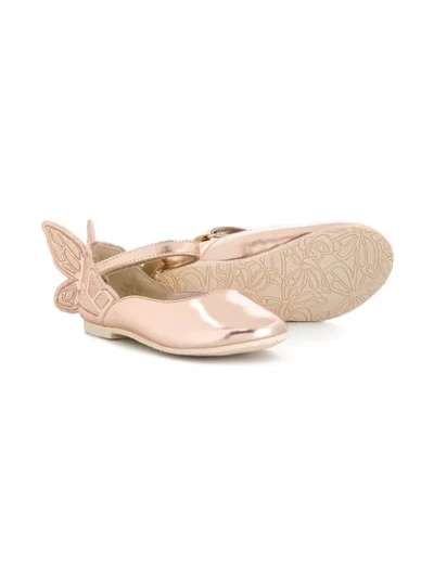 Sophia Webster Mini Kids' Butterfly Ballerina Shoes In Pink | ModeSens