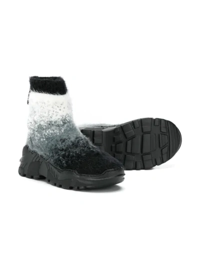 Shop Cinzia Araia Faux Fur Ankle Boots In Grey