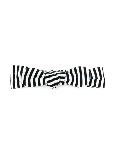 Shop Wauw Capow By Bangbang Molly Striped Headband In White