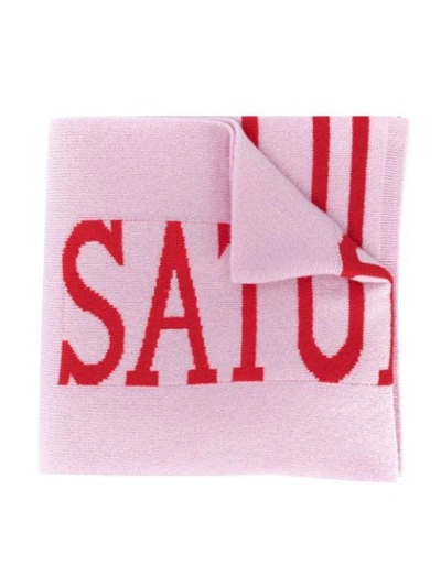 Shop Alberta Ferretti 'saturday' Schal In Pink