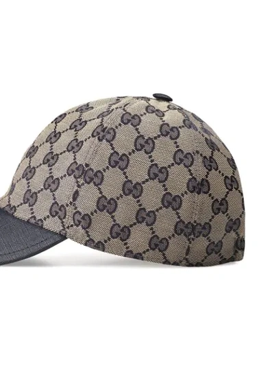 Shop Gucci Children's Original Gg Cap In Blue