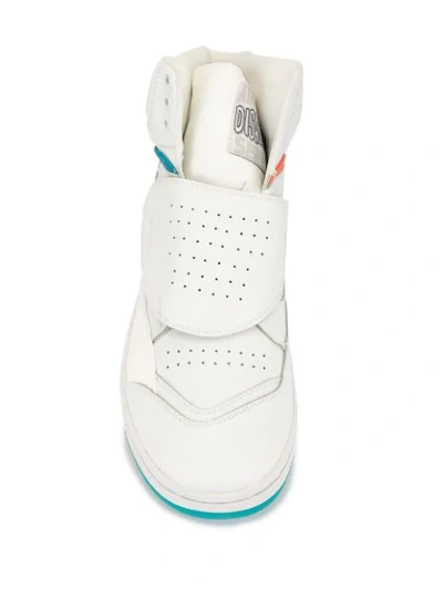 Shop Facetasm High-top Sneakers In White
