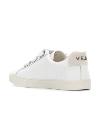Shop Veja 3 Lock Sneakers In White