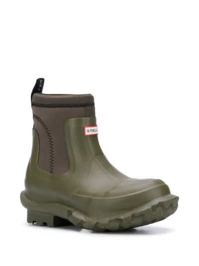 Shop Stella Mccartney X Hunter Rain Boots In Green