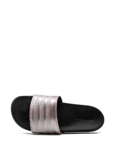 Shop Adidas Originals Adilette Comfort Slides In Black