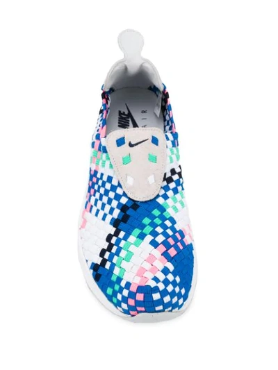 Shop Nike Air Woven Multicoloured Sneakers In White