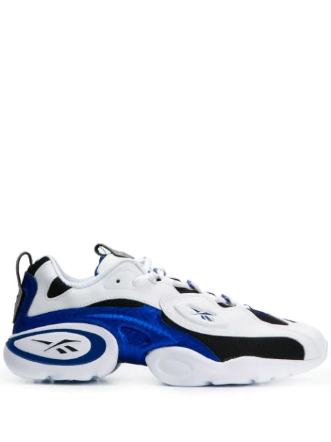reebok white and blue shoes