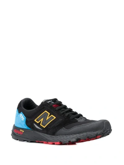 Shop New Balance Megagrip 575 Sneakers In Black