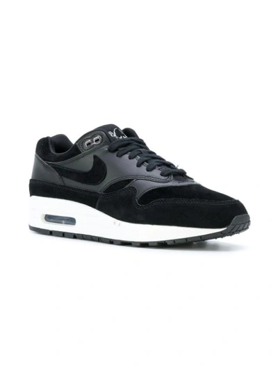 Shop Nike Air Max 1 Premium Sneakers In Black