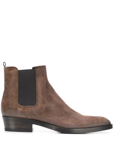 Shop Buttero Chelsea-boots In Mogano