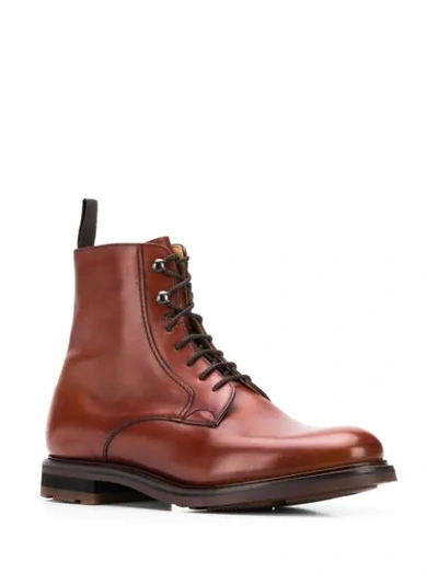Shop Church's Lace-up Ankle Boots In Brown